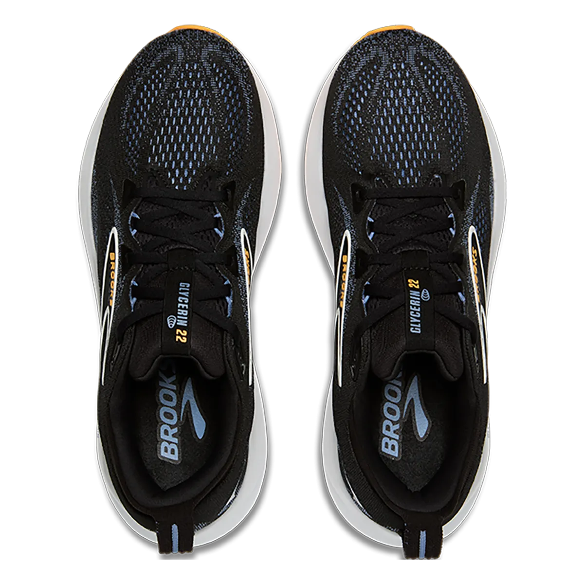 Brooks Glycerin 22 Black - Country Blue - Orange Pop